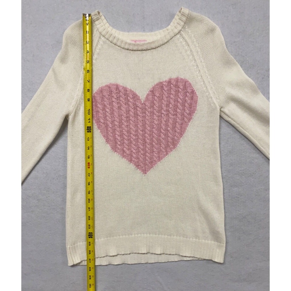 Pink Lily Valentines Heart Sweater - Size Small - Picture 6 of 9